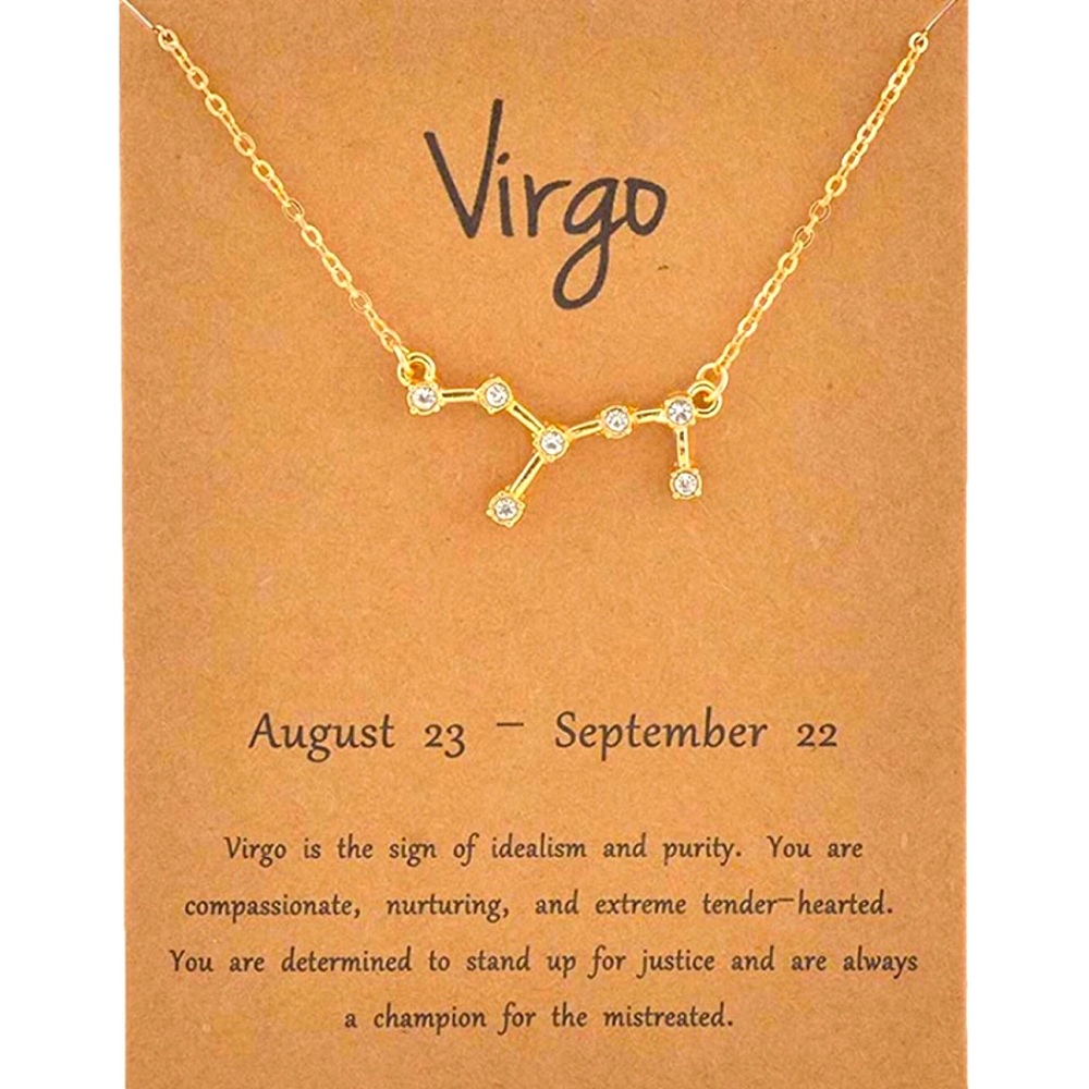Zodiac Virgo necklace